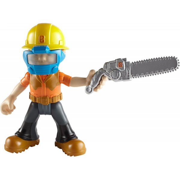 Bob Budowniczy Figurki z narzędziami Fisher Price - Bob drwal