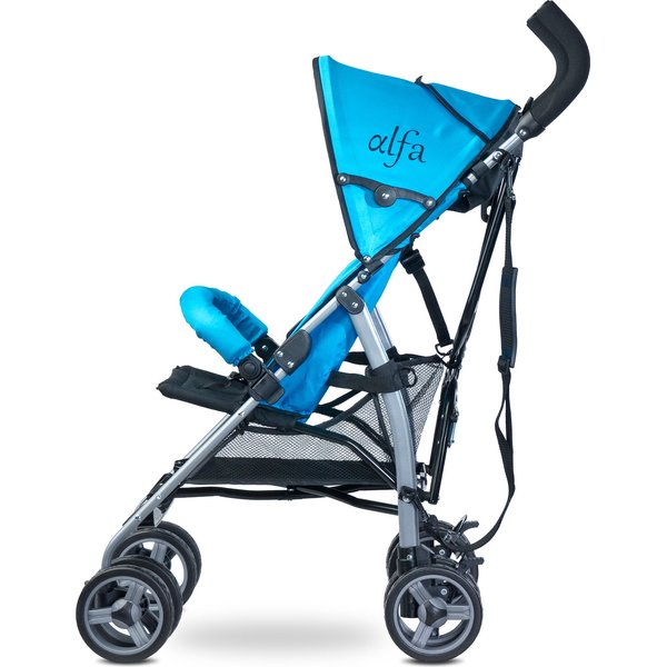 Wózek spacerowy Alfa Caretero - niebieski