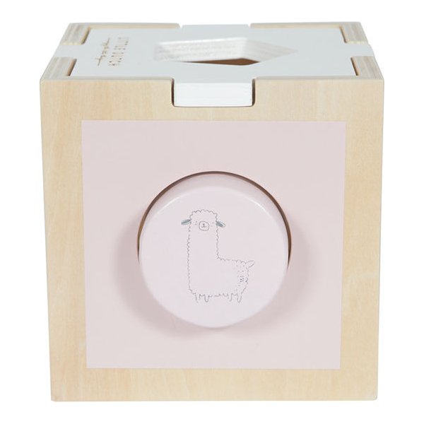 Sorter kształtów Zoo Little Dutch - różowy