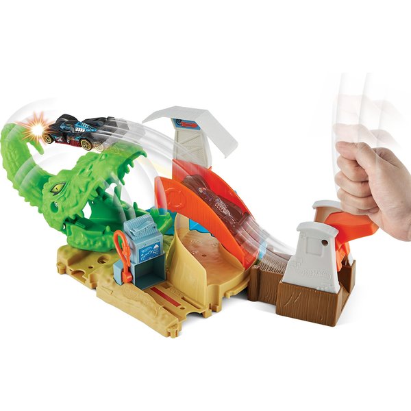 City zestawy tematyczne Hot Wheels - Atak aligatora