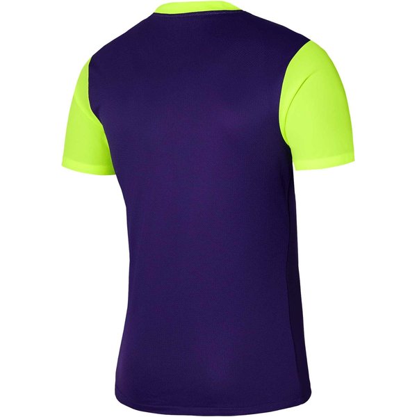Koszulka juniorska Dri-Fit Tiempo Premier II Jersey SS Nike - fioletowa/zielona