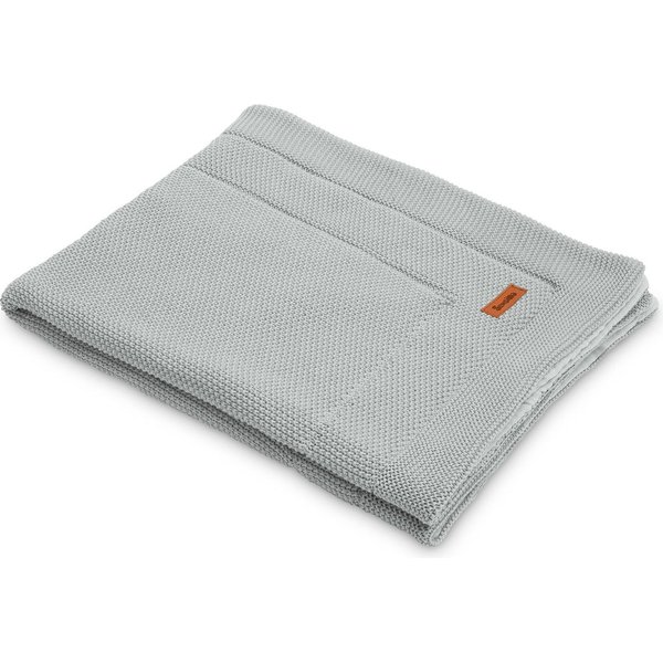 Komplet do łóżeczka dziergany z muśliną Sensillo - szary