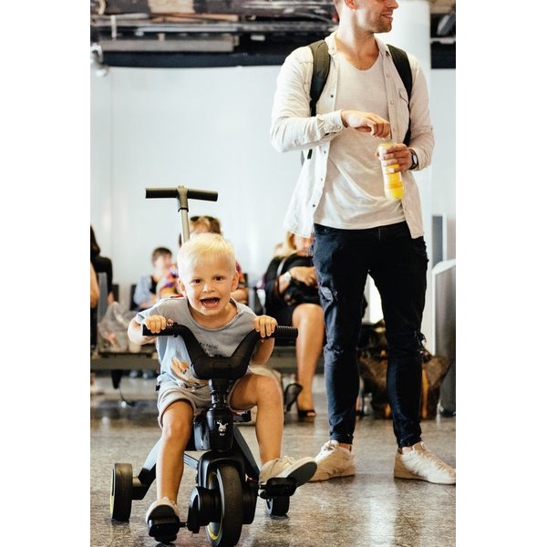 Składany rowerek trójkołowy Liki S5 5w1 Doona - czarny