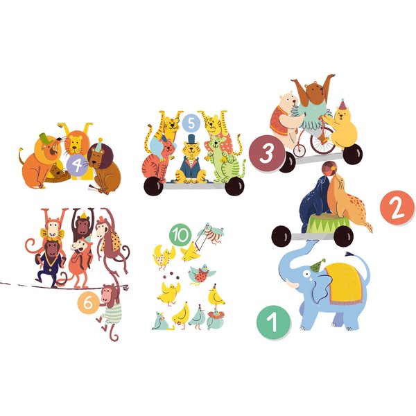 Zabawa cyferkami Clementoni