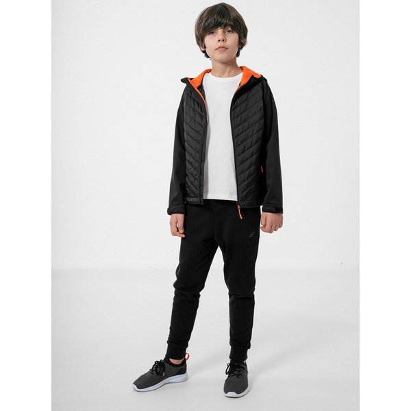 Softshell juniorski HJZ22 JSFM002 4F - czarna
