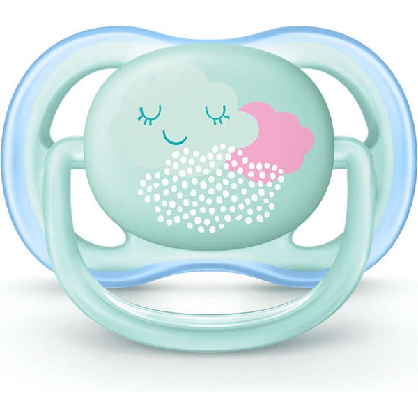 Smoczek Ultra Air 0-6m 2 szt. Avent - girl deco