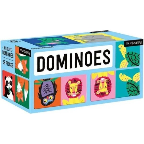 Gra Domino 28 el. Mudpuppy - Dżungla
