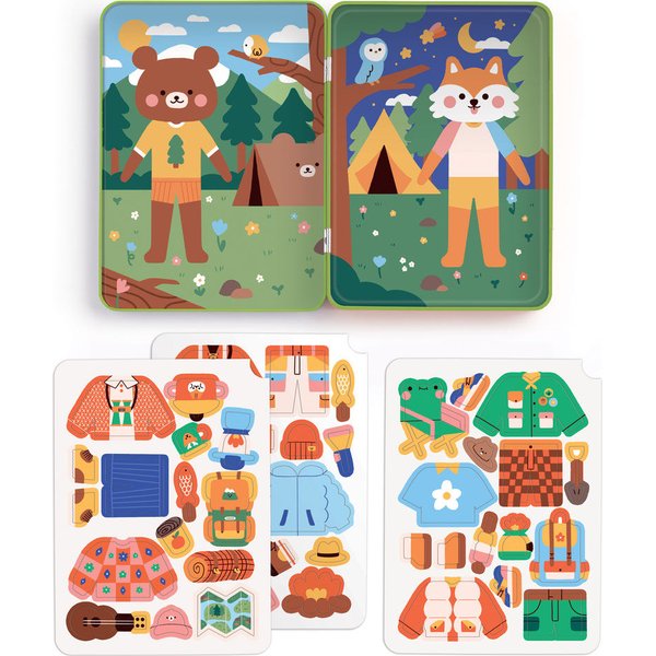 Magnetyczne postacie Mudpuppy - Wesoły biwak