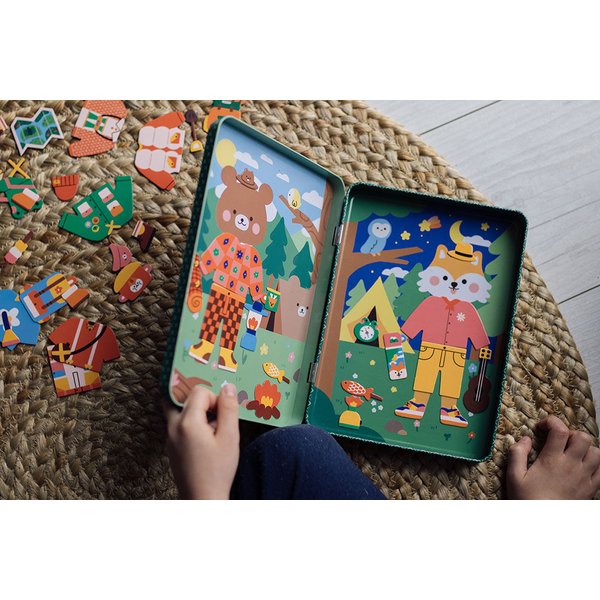 Magnetyczne postacie Mudpuppy - Wesoły biwak