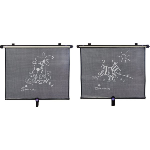 Roleta samochodowa przeciwsłoneczna dwustronna, szeroka 2 szt. Dreambaby