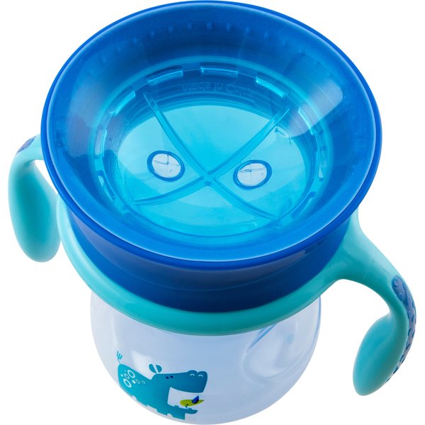 Kubek 360 do nauki picia 12m+ 200ml Chicco - chłopczyk