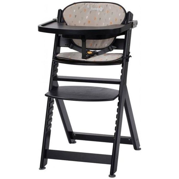 Krzesełko do karmienia Timba + wkładka Bebe Confort - Deep Black