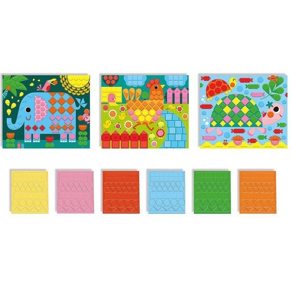 Zestaw kreatywny Mozaika Janod - Zwierzęta