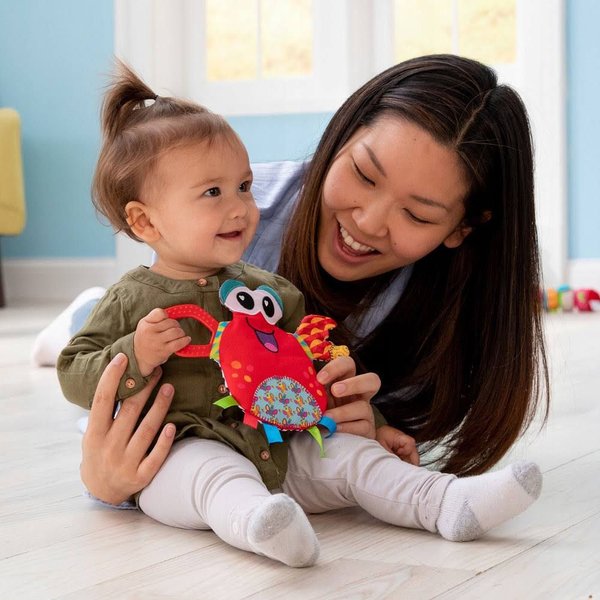 Kocyk i gryzak 2w1 Lamaze - krab