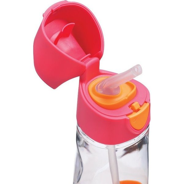 Butelka tritanowa ze słomką 450 ml B.Box - Strawberry Shake