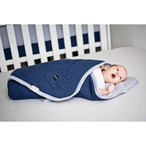 Rożek bawełniany Poofi - granatowo-szary