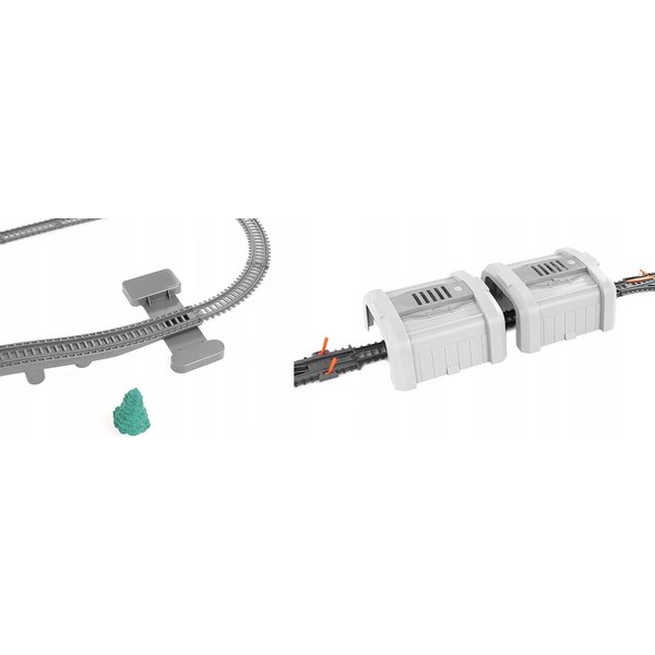 Kolejka elektryczna 9m z pociągiem