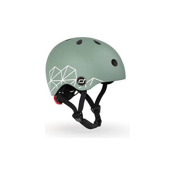 Kask dla dzieci 1-5 lat Scootandride - Green Lines