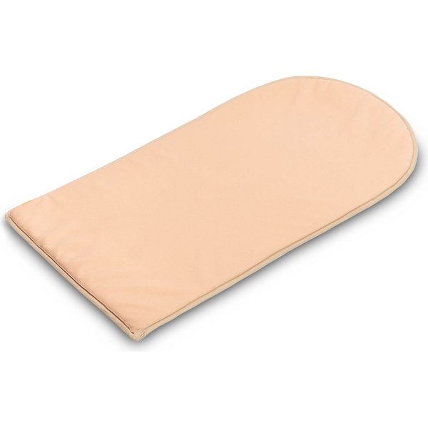 Kokon Velvet z falbanką 80x45cm Sensillo - Piknik brzoskwiniowy