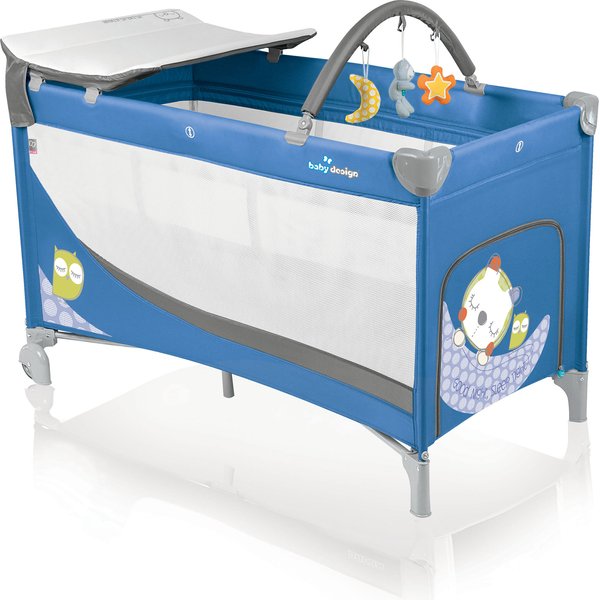 Łóżeczko turystyczne Dream Baby Design - niebieskie 2015