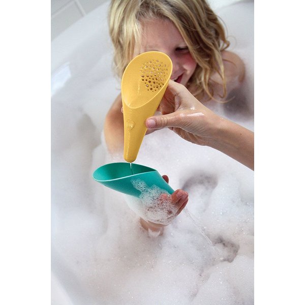 Zestaw 2 łopatek wielofunkcyjnych z piłeczką Cuppi Quut - Green, yellow, cherry