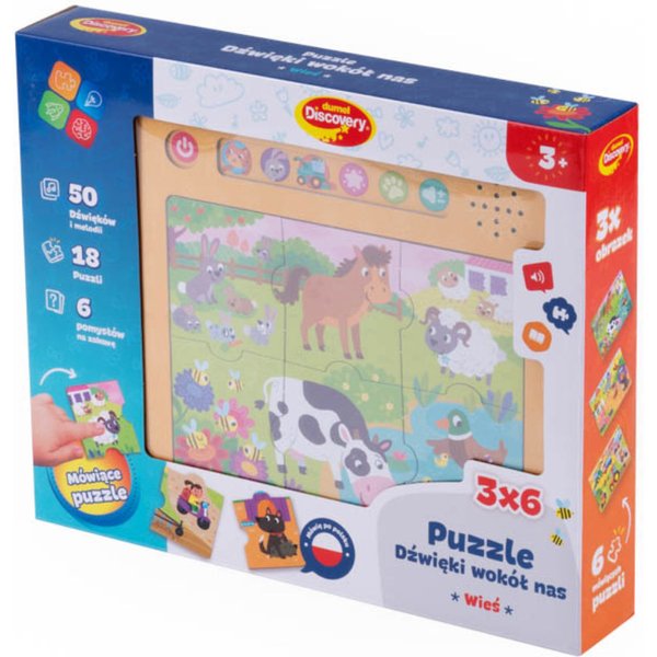 Puzzle Dźwięki wokół nas Wieś Dumel Discovery