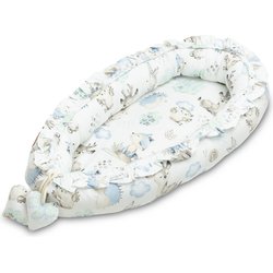 Kokon Velvet z falbanką 80x45cm Sensillo