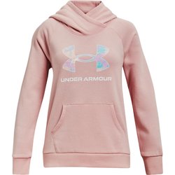 Bluza dziewczęca Rival Fleece Core Logo Hoodie Under Armour