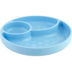 Silikonowy talerz z 3 przegródkami 12m+ Chicco