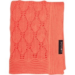 Kocyk ażurowy boho 100x80cm Lullalove