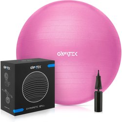 Piłka gimnastyczna 65cm + pompka Gymtek