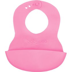 Miękki śliniak z regulowanym zapięciem BabyOno