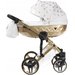 Wózek dziecięcy 2w1 Glow Junama - 02 bialo/zloty