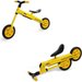 Rowerek biegowy składany TCV-T700 Smj Sport - żółty