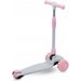 Hulajnoga 3-kołowa świecące koła Jax Kidwell - Gray/Pink