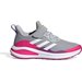 Buty dziecięce FortaRun Elastic Lace Top Strap Adidas - różowe/szare