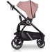 Wózek głeboko-spacerowy + torba 2w1 Euro-Cart - różowy