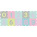 Puzzle piankowe cyfry 10 szt. BabyOno - pastelowe