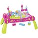 Różowy stolik z klockami First Builders Mega Bloks