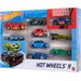 9-pak autek zestaw prezentowy Hot Wheels