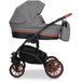 Wózek wielofunkcyjny Piano + śpiwór Riko - anthracite