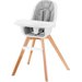 Krzesełko do karmienia Tixi Kinderkraft - gray