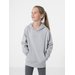 Bluza dziewczęca HJZ22 JBLD003 4F - chłodny jasny szary