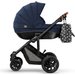 Wózek głęboko spacerowy Prime 3w1 z torbą do wózka Kinderkraft - granatowy