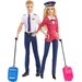Barbie Lalka Stewardesa i Ken pilot 2pak Mattel