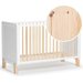Łóżeczko drewniane Nico z dodatkową barierka Kinderkraft - white