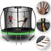 Trampolina Pumpkin 252cm 8ft Outtec - czarna/zielona
