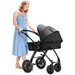 Wózek wielofunkcyjny 3w1 Moov Kinderkraft - black