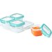 Pojemniki do zamrażania żywności 4szt Oxo - Aqua