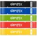 Zestaw gum oporowych do ćwiczeń 0,5-30kg 5szt Gymtek